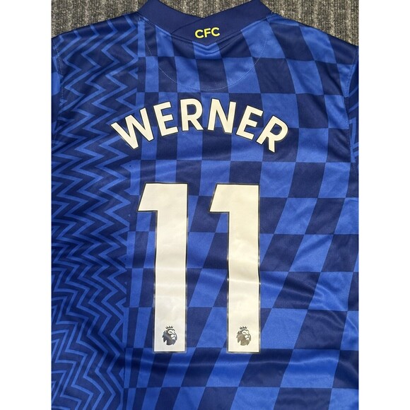 Nike 2021/2022 Timo Werner #11 Chelsea FC Jersey‎ Size Large - Picture 5 of 5